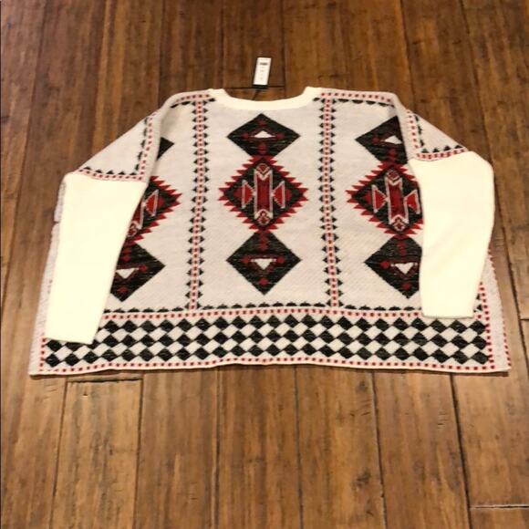 Romeo & Juliet Sweater Couture Long Geo Pattern - Picture 5 of 5